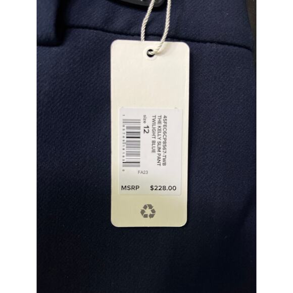 Favorite Daughter The Favorite Pant Tailored Slacks Navy Size 12 NWT - Picture 5 of 7